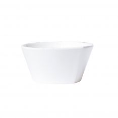 Vietri Melamine Lastra White Stacking Cereal Bowl
