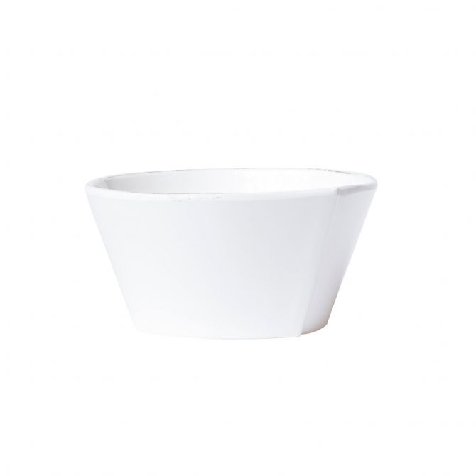 Vietri Melamine Lastra White Stacking Cereal Bowl