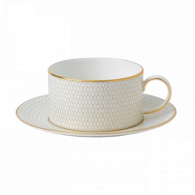 Wedgwood Arris Teacup & Saucer Set