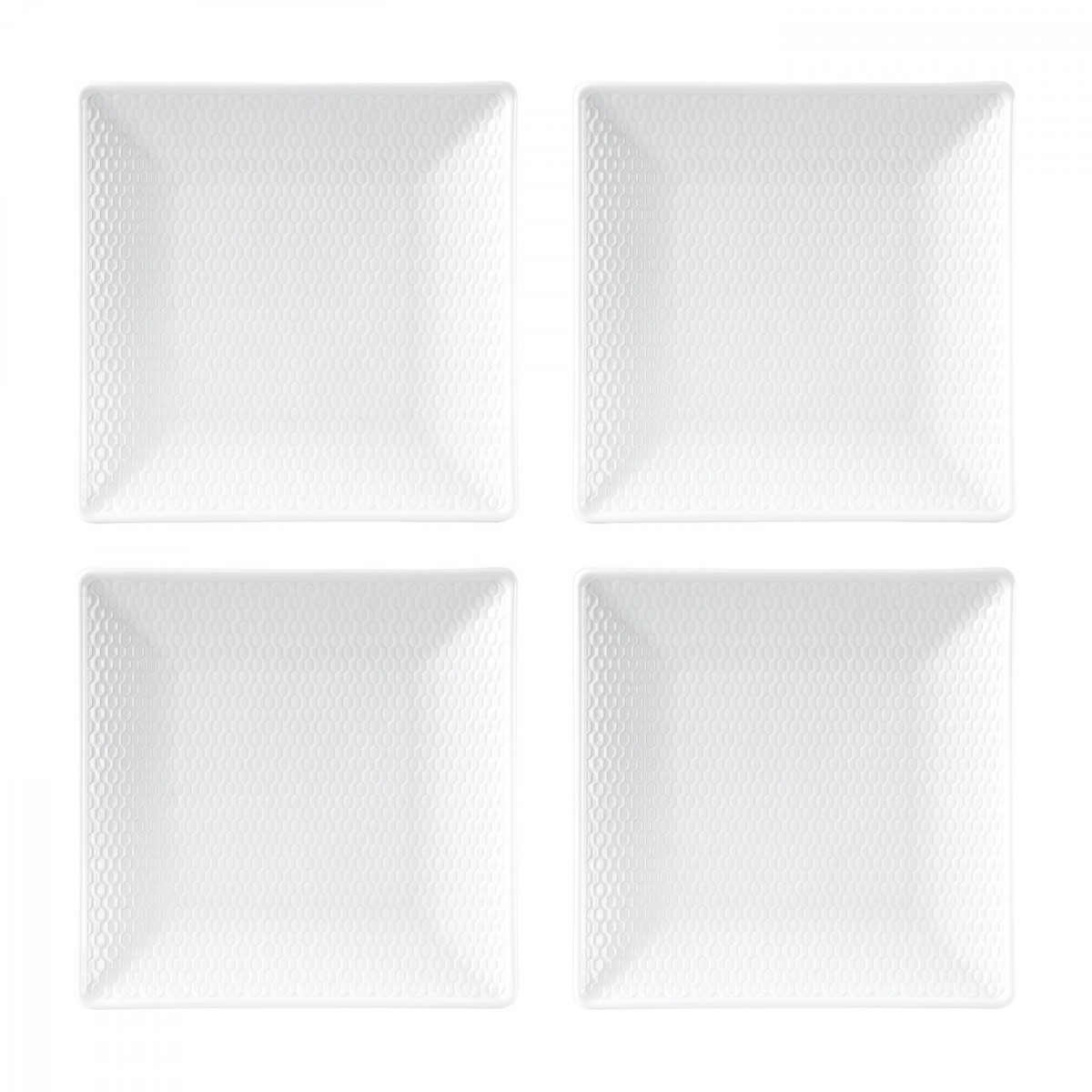 Wedgwod Gio Mini Plate Square, Set Of 4