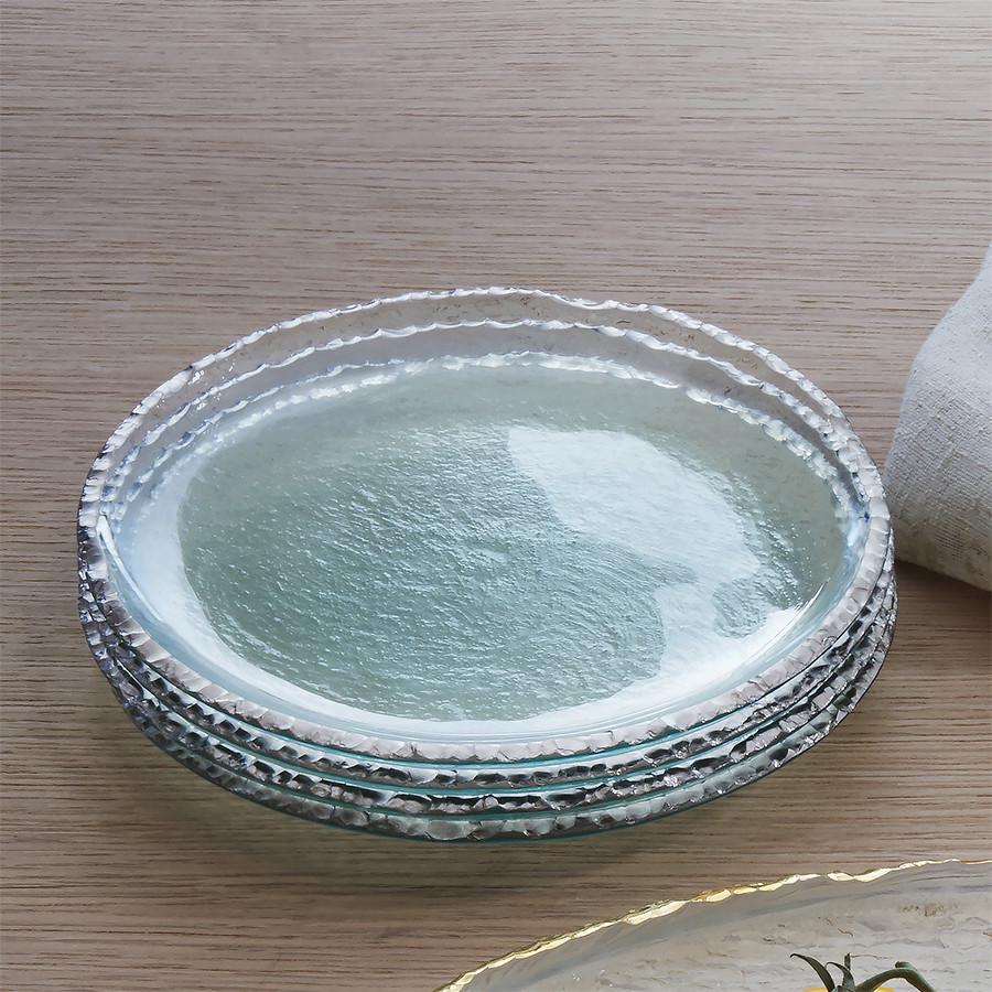 ANNIE Edgey Platinum Salad Plate