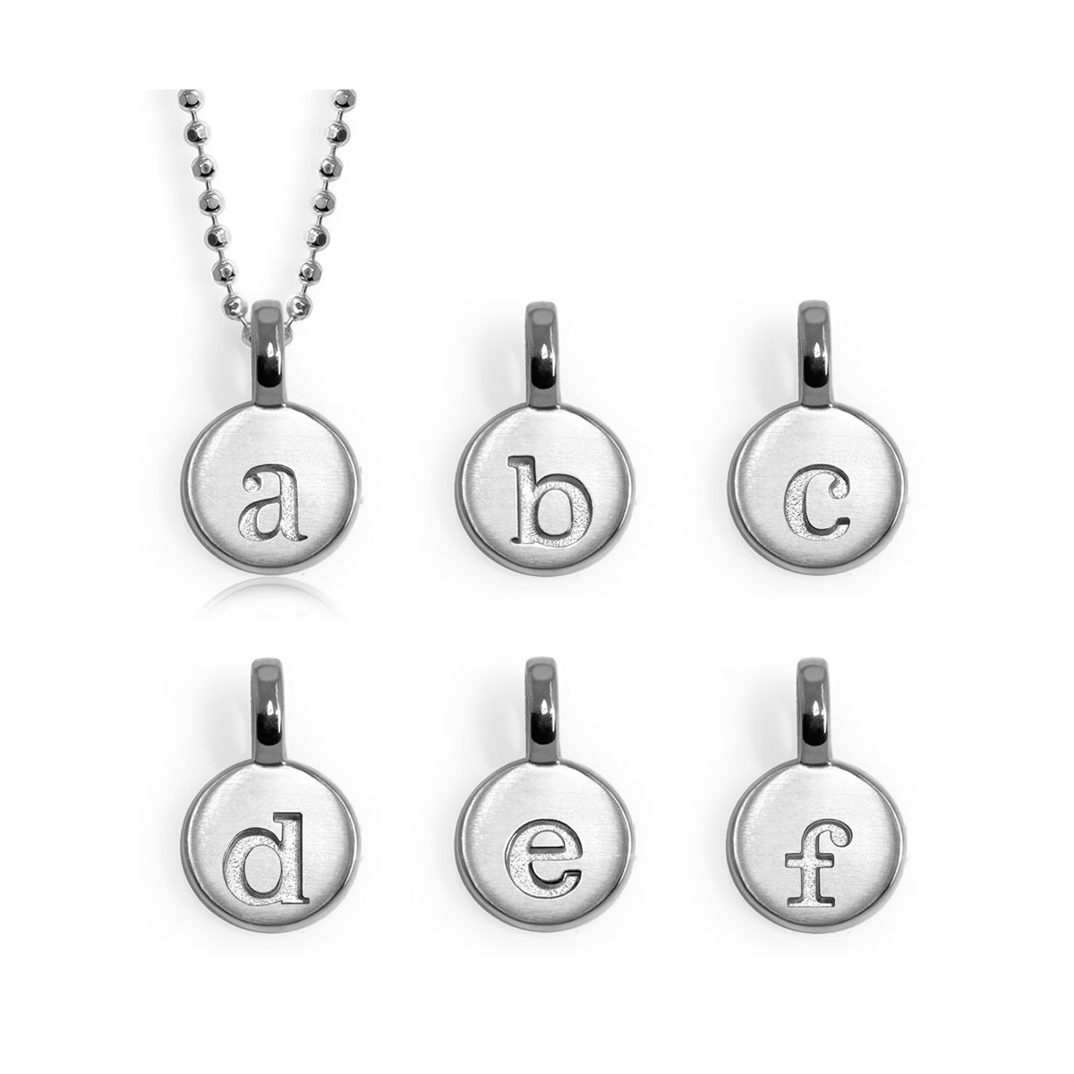 Alex Woo Sterling Silver Mini Additions Letter Charms