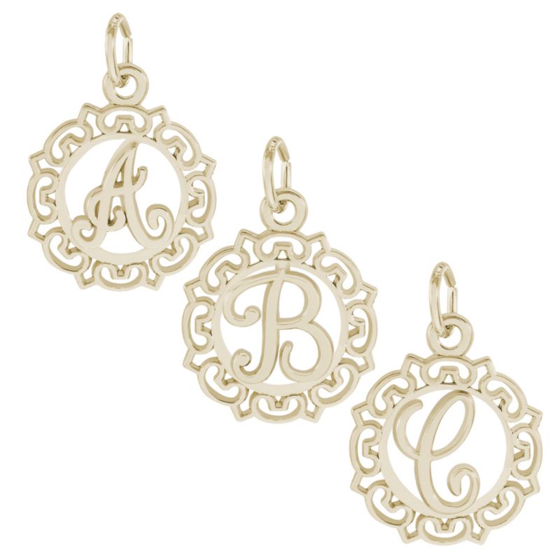 Rembrandt 14K Yellow Gold Initial Charms