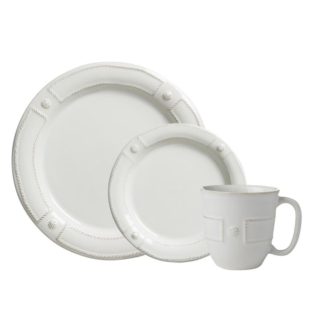 Juliska Berry & Thread French Panel Whitewash Dinnerware & Serveware