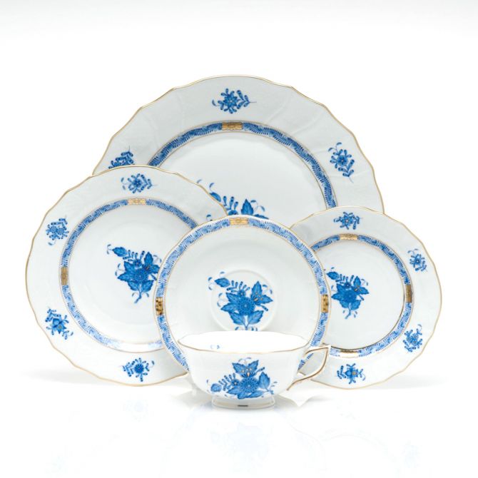 Herend Chinese Bouquet Blue Dinnerware | Borsheims