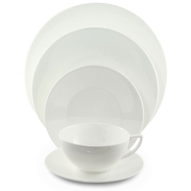 Nora Black White Luxury Dinnerware Set