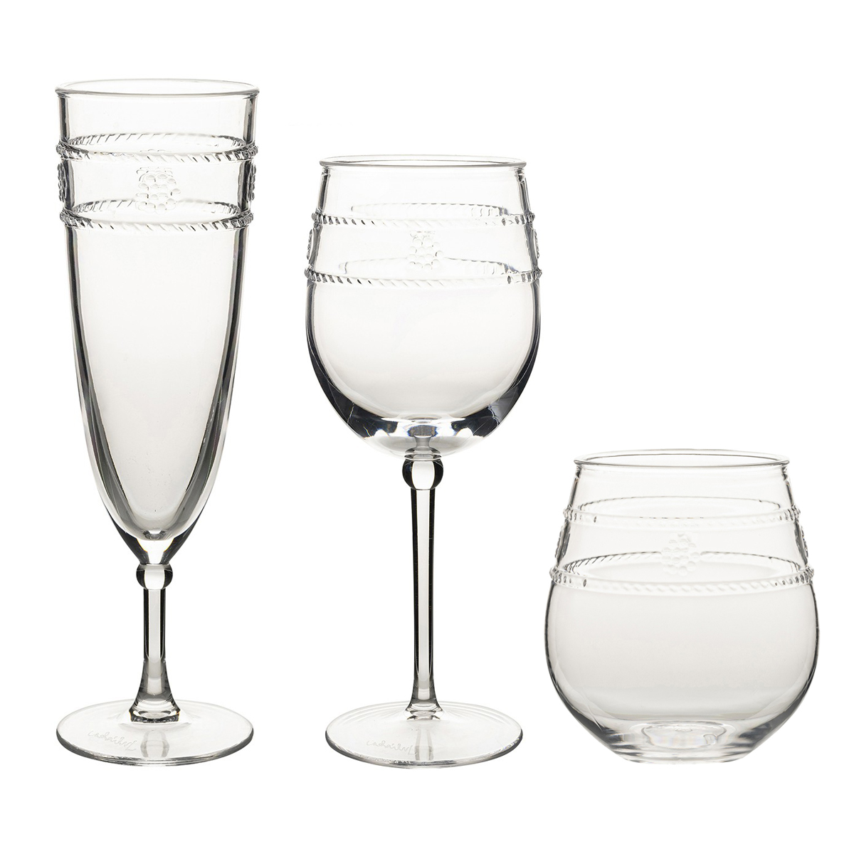 Juliska Isabella Acrylic Stemware Borsheims