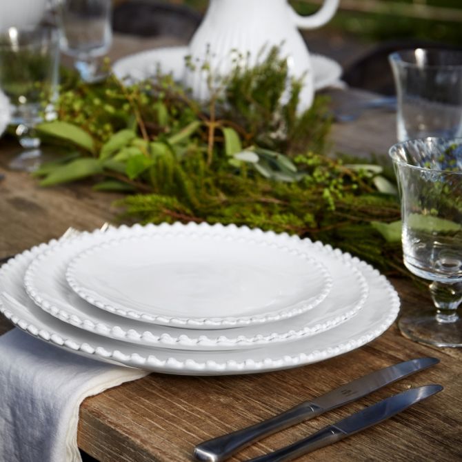 Costa Nova Pearl White Dinnerware | Borsheims