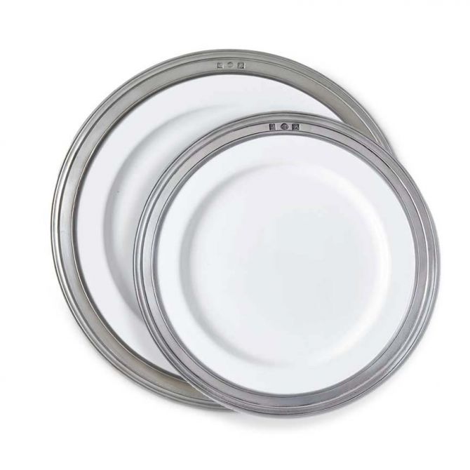 Pewter store dinner plates