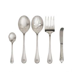 Juliska Berry and Thread Bright Satin Stain Stainless 5 Piece Hostess Set