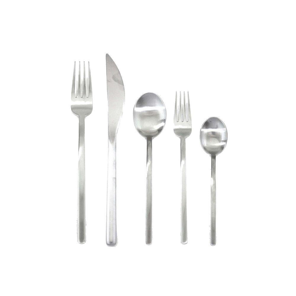 Mepra Due Ice Stainless Steel 5 Piece Place Setting