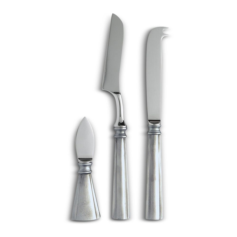 Match Pewter Lucia Cheese Knife Set