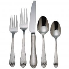 Reed & Barton Hammered Antique 5 Piece Place Setting