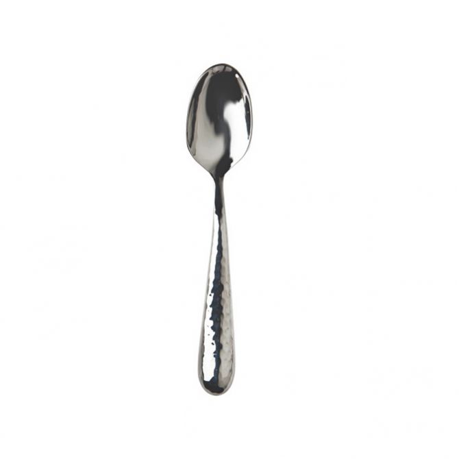 Ricci Florence Hammered Polished Stainless Place Spoon
