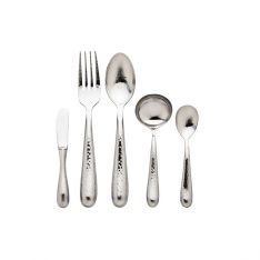Ricci Florence Hammered Satin 5 Piece Hostess Set