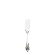 Wallace Grande Baroque Sterling Flat Handle Butter Spreader