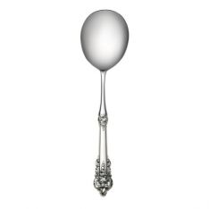 Wallace Grande Baroque Sterling Hollow Handle Salad Serving Spoon