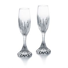 Baccarat Massena Flutes, Set of 2