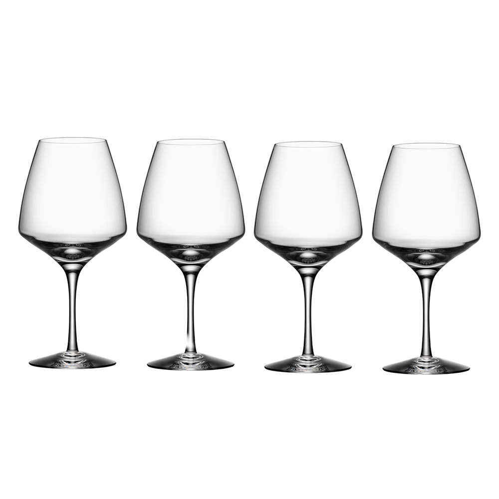 Orrefors Pulse Set of Four Wine Glasses