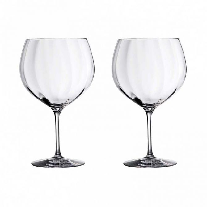 Waterford Elegance Optic Balloon Gin, Set of 2