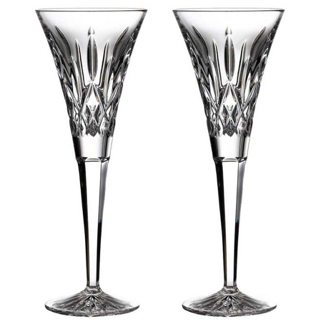 Waterford Lismore Toast Flute, Set of 2